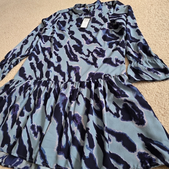 NWT Vero Moda Animal Print A-Line Dress Size S - Picture 5 of 12